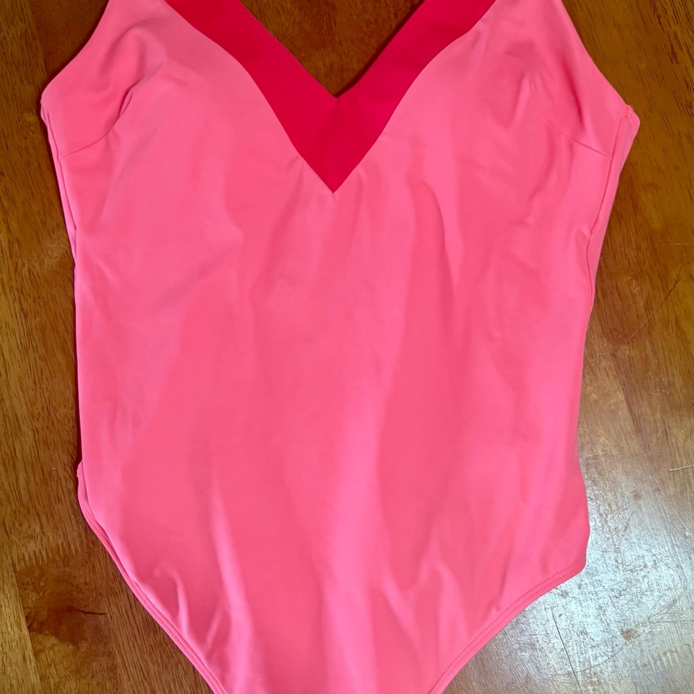 Boden Crossback Swimsuit Fizzy Fusion Pink 12L